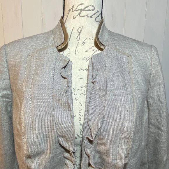White House Black Market Legacy Suit Size 12 Light Brown - Picture 5 of 12